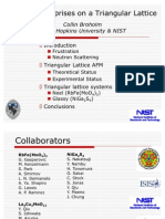 Collin Broholm- Magnetic Surprises on a Triangular Lattice