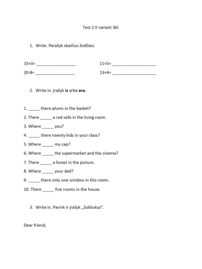 Test 2 II Variant 3kl | PDF