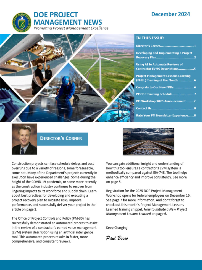 Project Recovery Strategies in Construction | PDF | Project Management ...