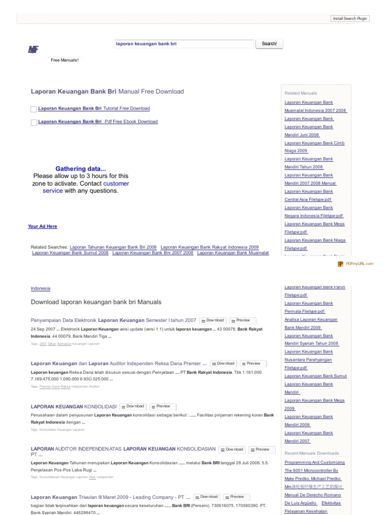 The Manuals Com Laporan Keuangan Bank Bri Manual