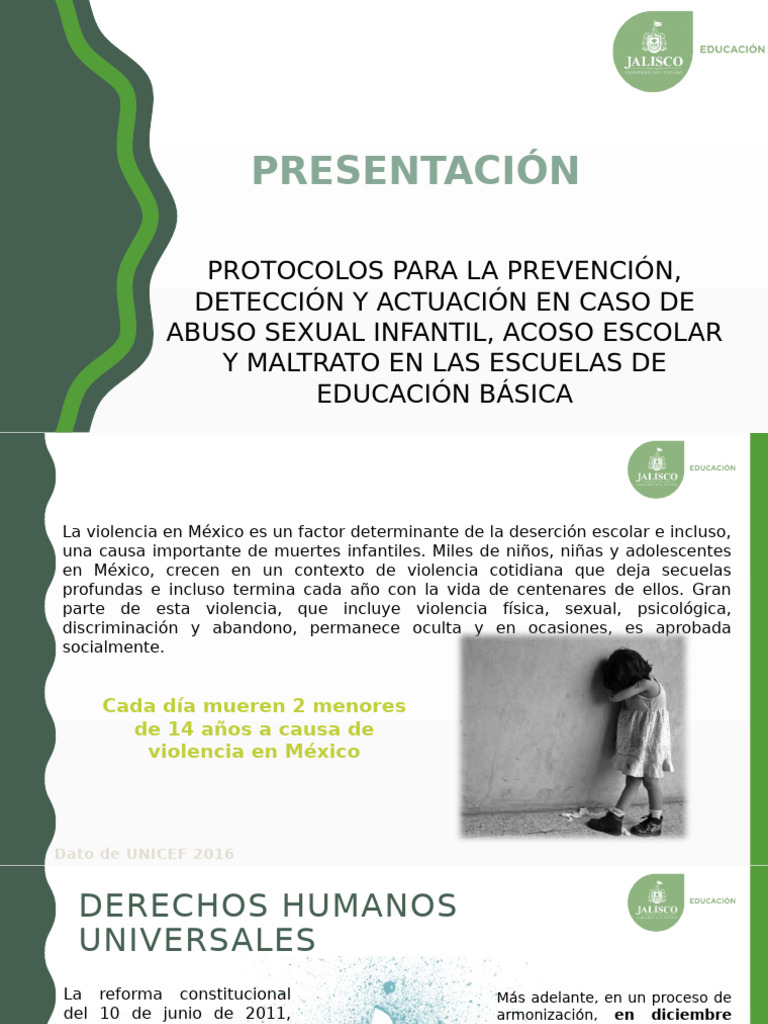 Protocolos Escolares contra Abuso y Acoso | PDF | Abuso infantil ...