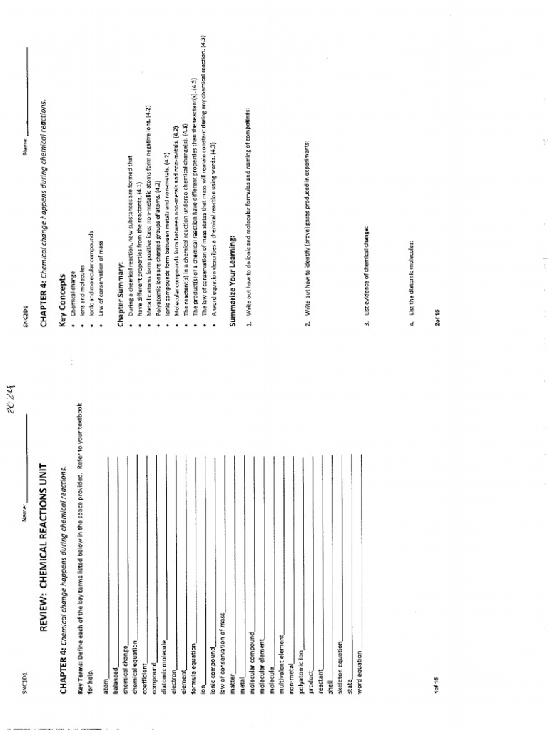 Grade 10 Science Pdf