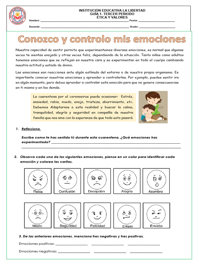Manejo de Emociones en Cuarentena | PDF | Las emociones | Ansiedad