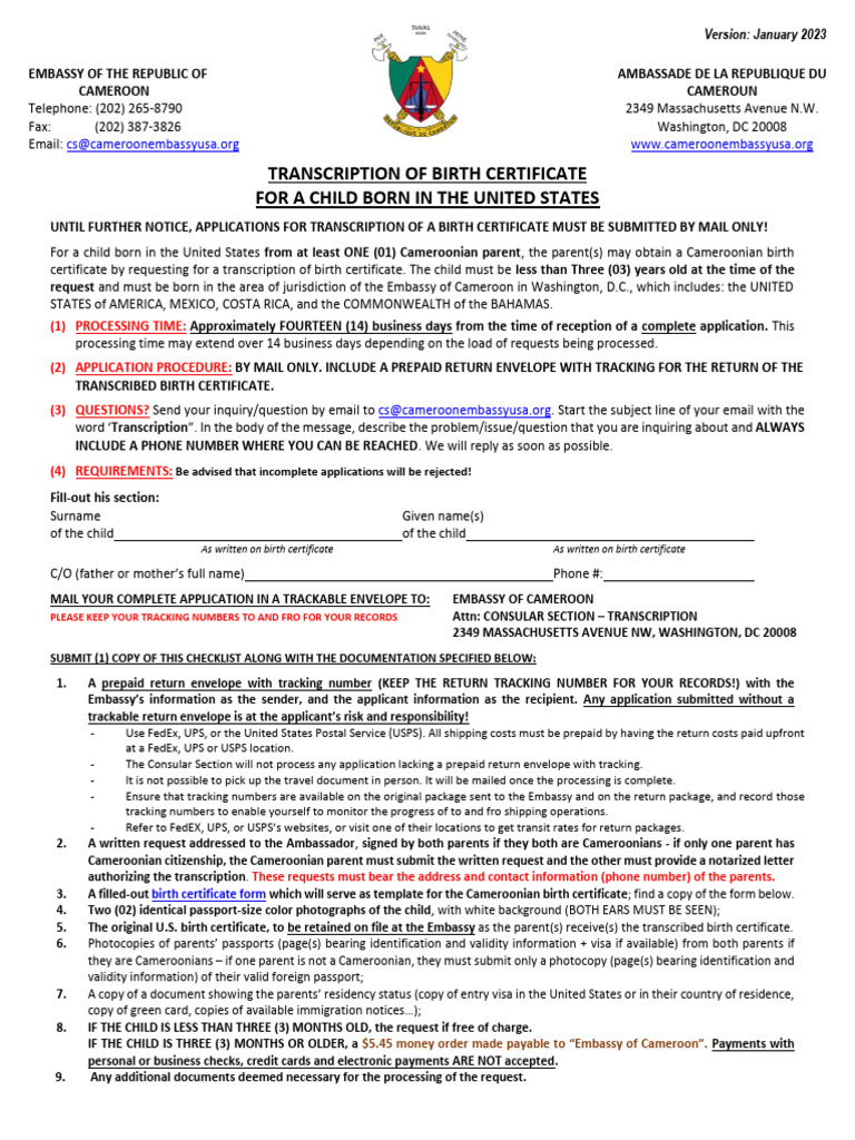 Image showcasing Transcription Requirementsand Forms | PDF | United States Postal ...