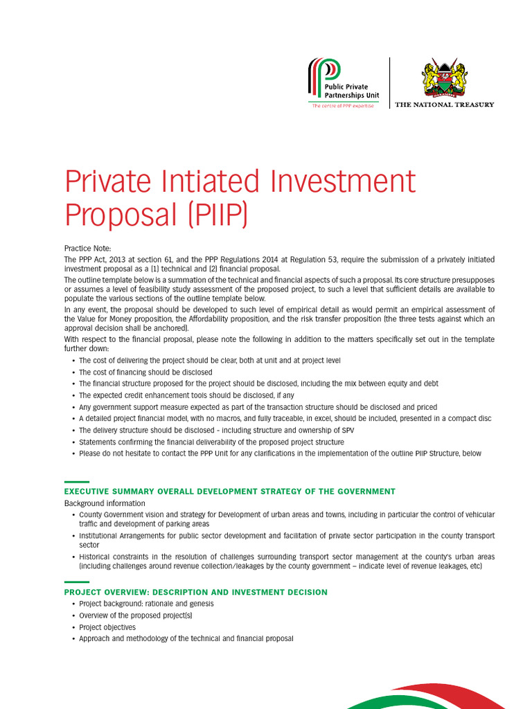 piip | PDF | Public–Private Partnership | Risk