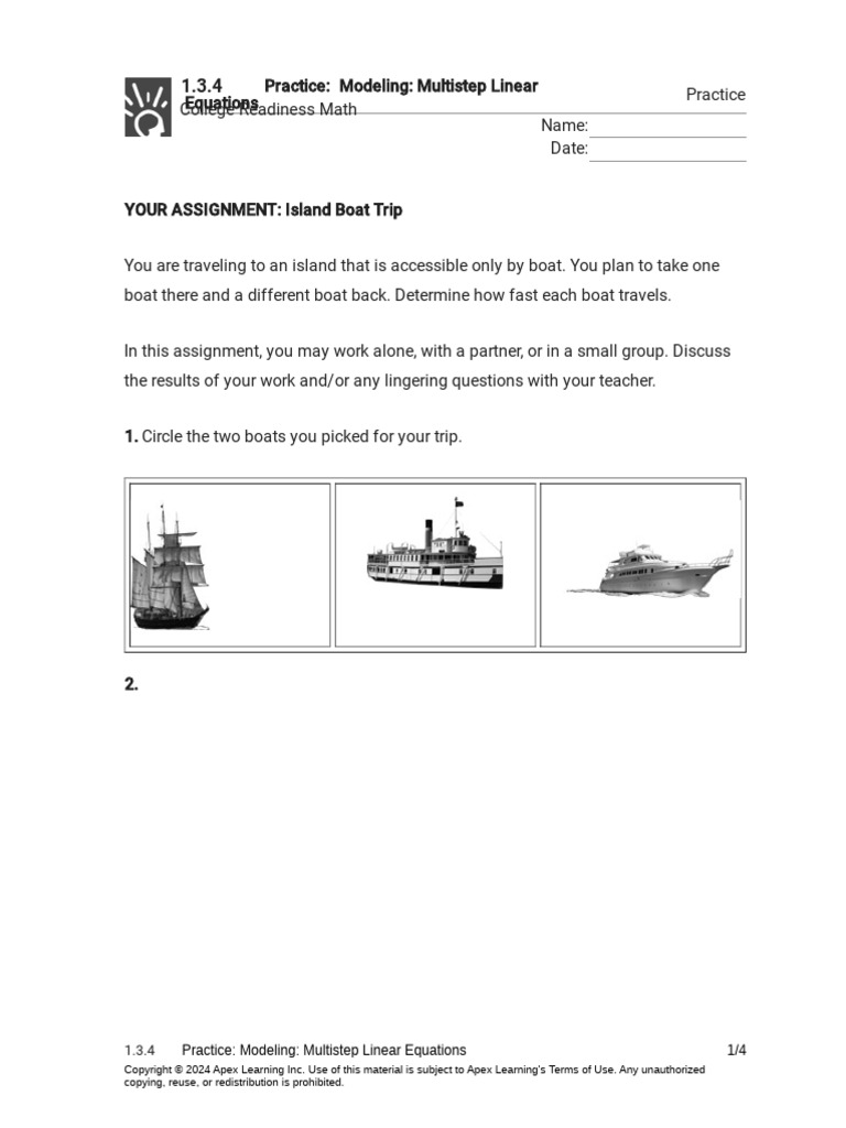 Multistep Linear Equations Practice | PDF | Equations