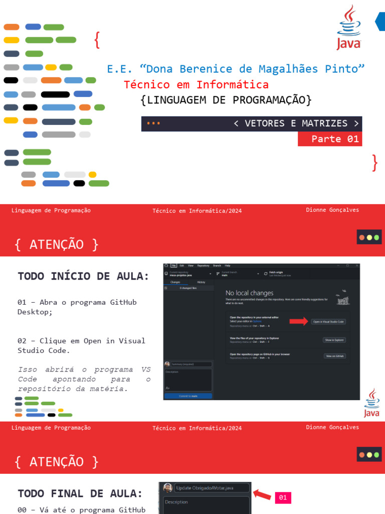 Introdução a Vetores em Java | PDF | Linguagem de programação ...