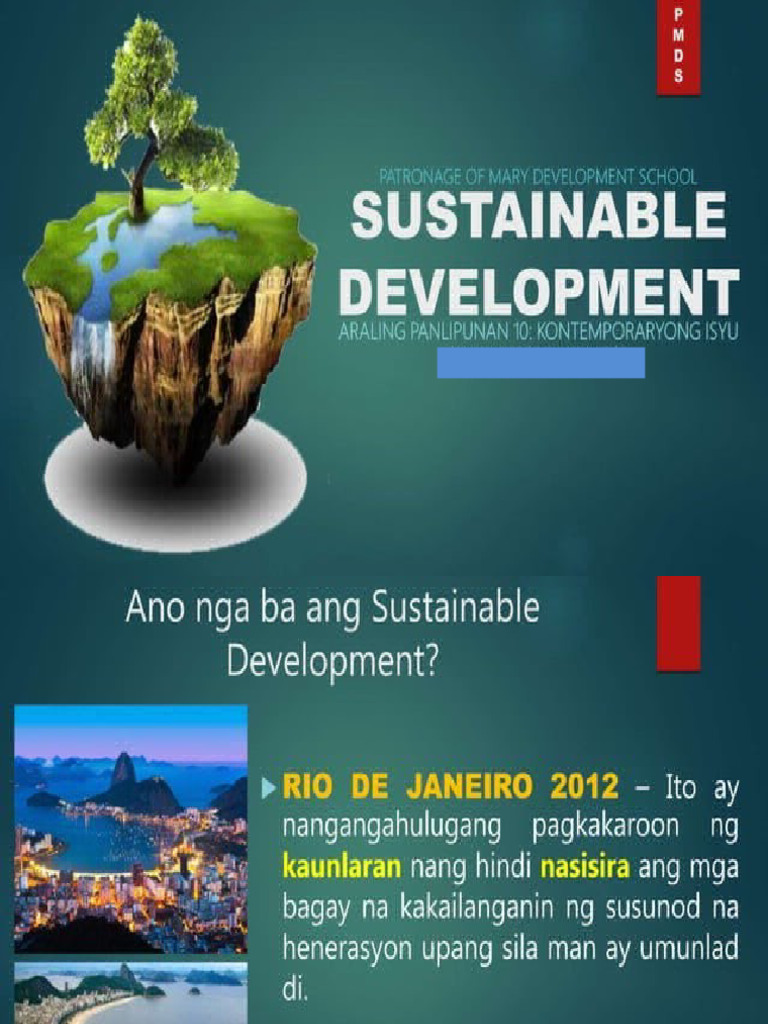 Lesson 7 Sustainable Development Goals Pdf