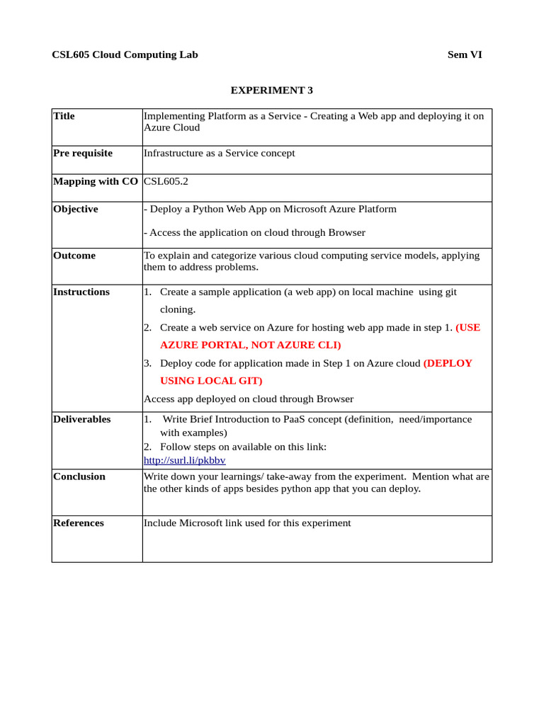 CC Exp 3 | PDF