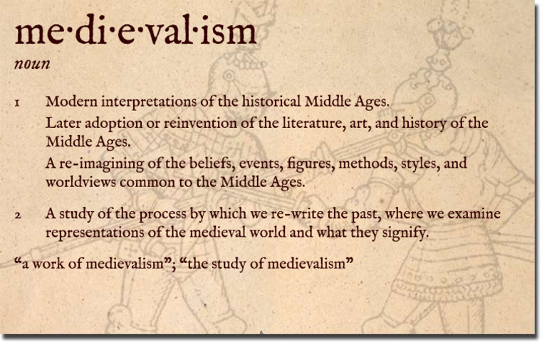 Medievalism Definition | PDF