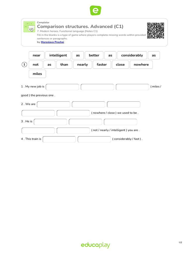 18006041-Comparison Structures Advanced c1 | PDF