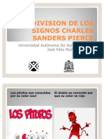 Division de Los Signos Charles Sanders Pierce