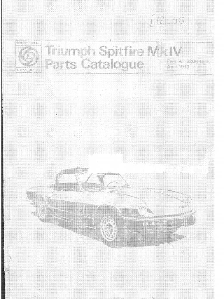 Triumph Spitfire Mk4 | PDF