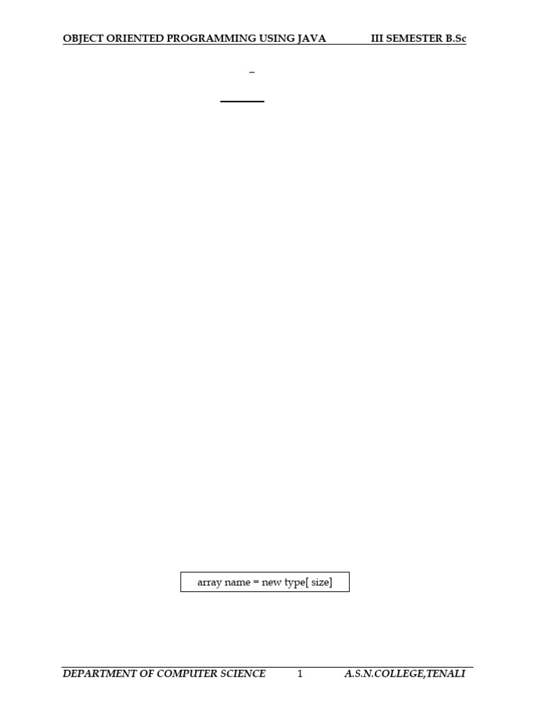 Java Array Handling and Errors | PDF | Inheritance (Object Oriented ...