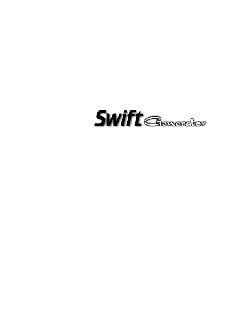 Manuel d'utilisation de Swift-Generator | PDF | Adobe Flash | Fichier ...
