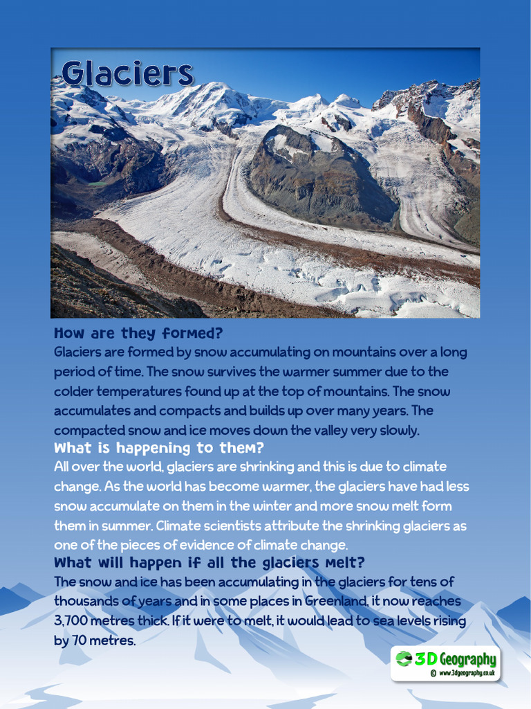 Understanding Glaciers and Climate Change | PDF