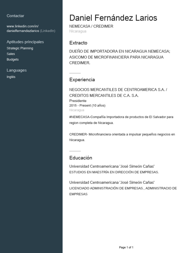 Profile | PDF
