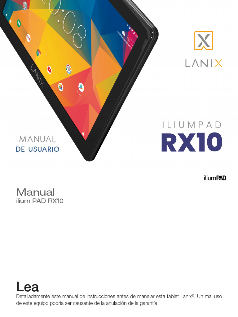 Manual de Usuario para Ilium Pad RX10 | PDF | Google Play | Youtube