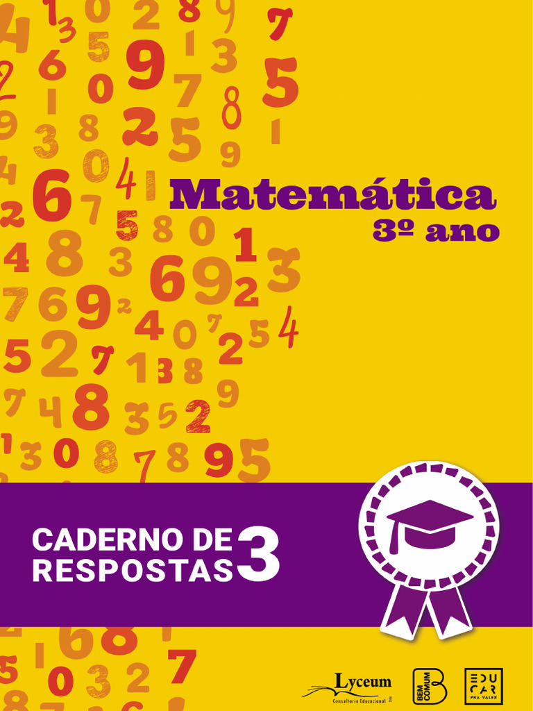 Respostas de Matemática 3º Ano | PDF | Triângulo | Litro