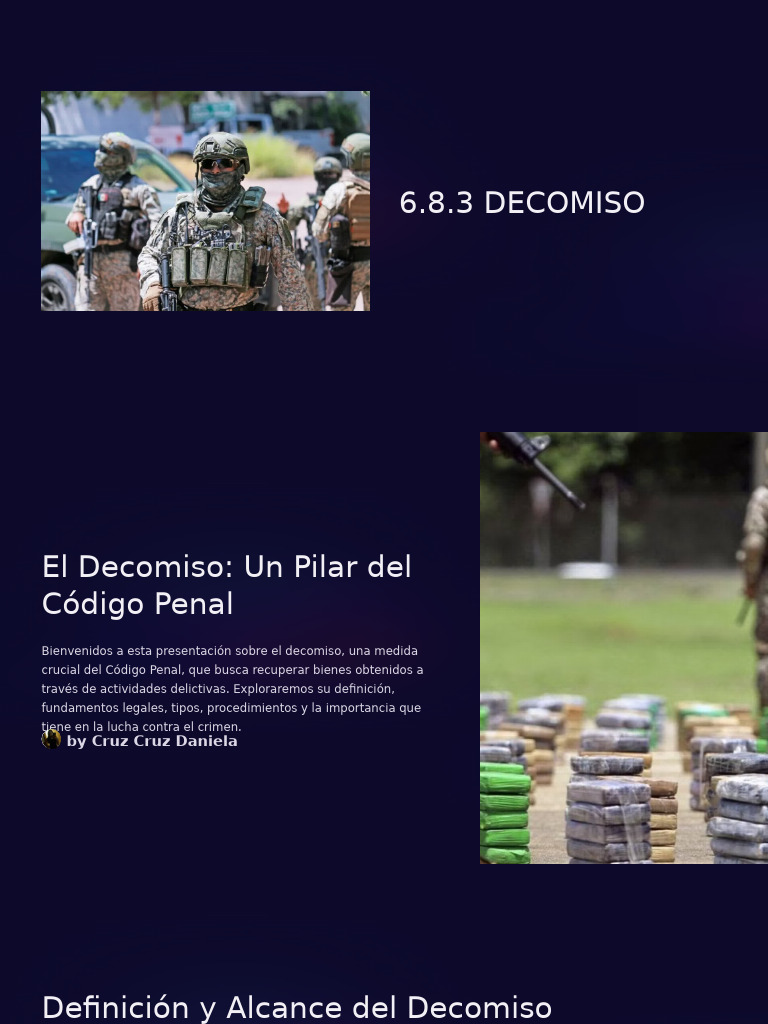 Decomiso: Clave en el Código Penal | PDF | Derecho penal | Fiscal
