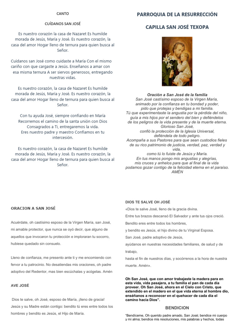 San Jose Resumen | PDF | María, madre de Jesús | San José