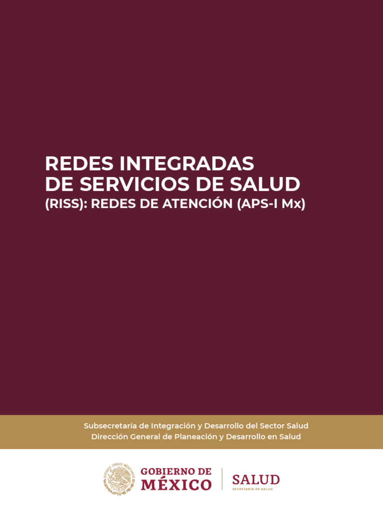 Redes Integradas de Servicios de Salud | PDF | Hospital | Cuidado de la ...