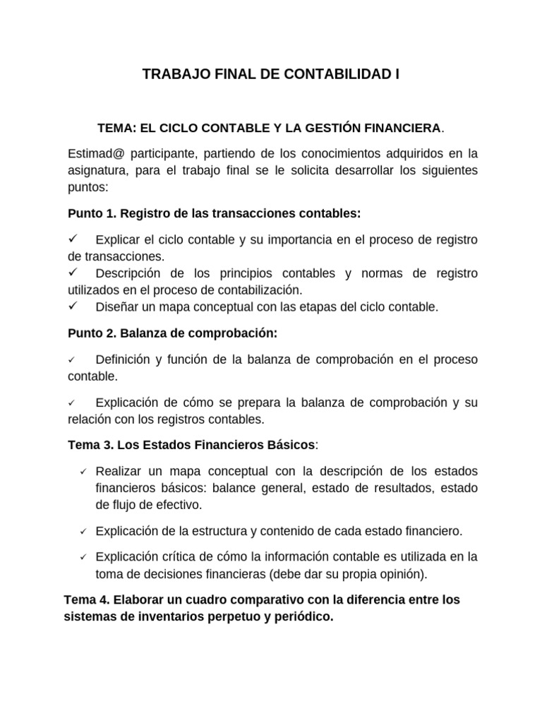 Trabajo Final Contabilidad I-A Denny Núñez | PDF | Contabilidad ...
