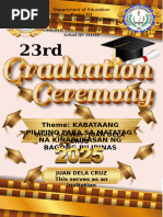 Editable Graduation Program Template | PDF