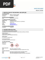 BOC Oxygen, Compressed SDS | PDF | Dangerous Goods | Occupational ...