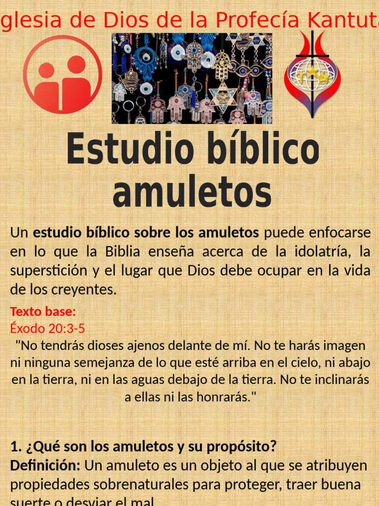 Amuletos y Fe: La Idolatría en la Biblia | PDF