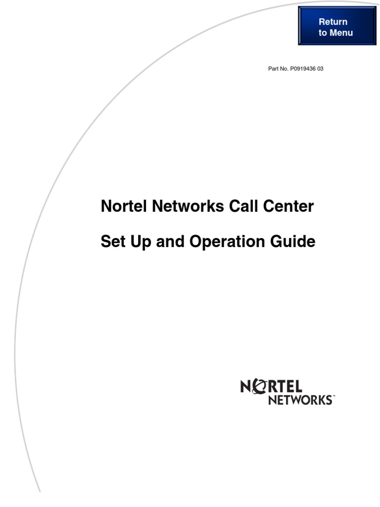 Call Pilot Call Center Setup and Operation | PDF | Call Centre | Web ...