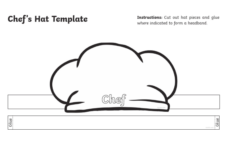 Chef Hat Template | PDF
