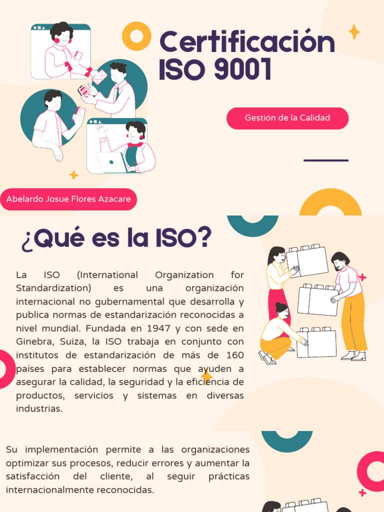 Beneficios y Proceso de ISO 9001 | PDF | Calidad (comercial ...