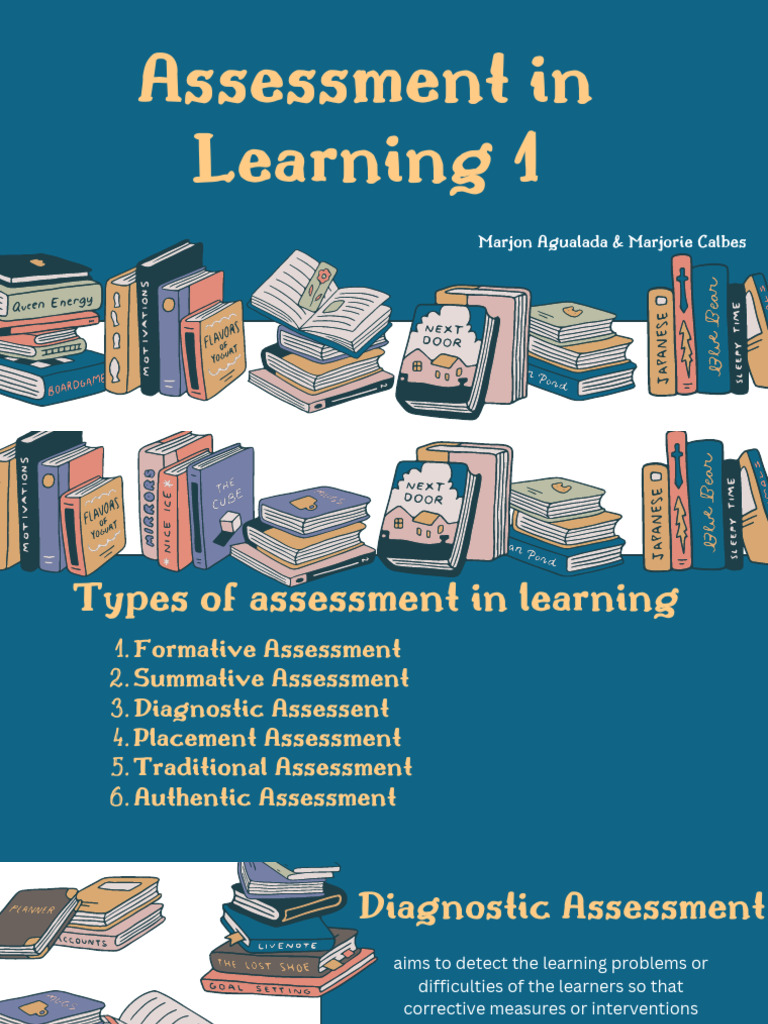 Types and Principles of Learning Assessment | PDF | Educational ...