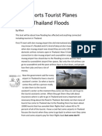 Airports Tourist Planes Thailand Floods