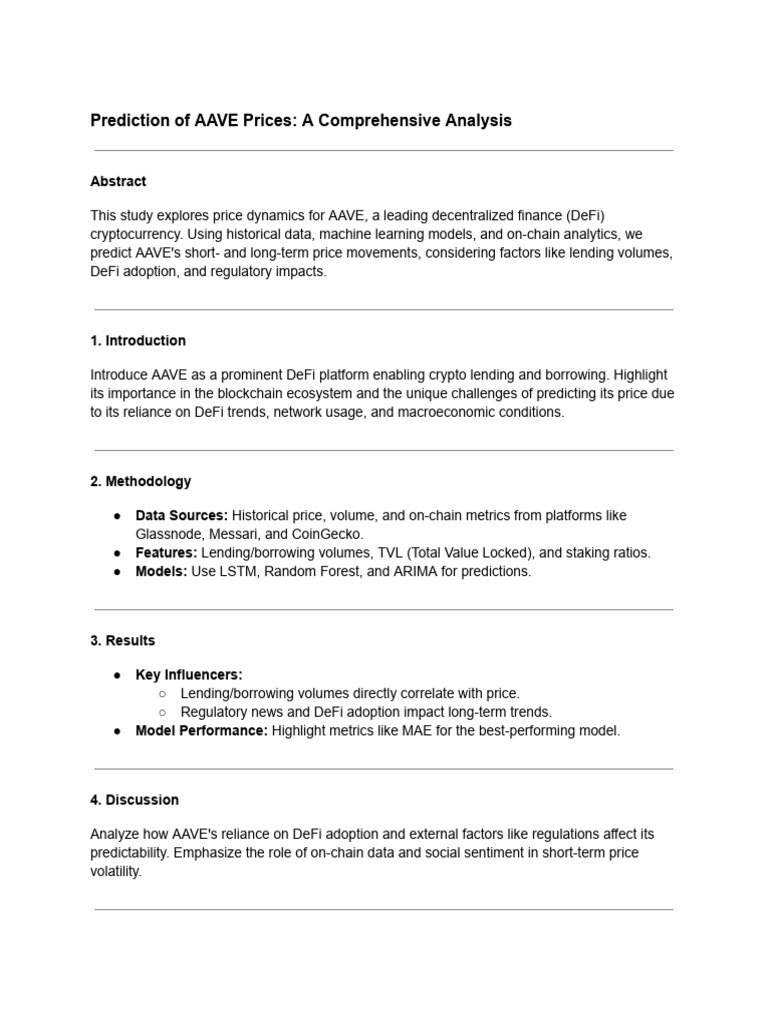 AAVE Price Prediction Analysis 2023-2035 | PDF