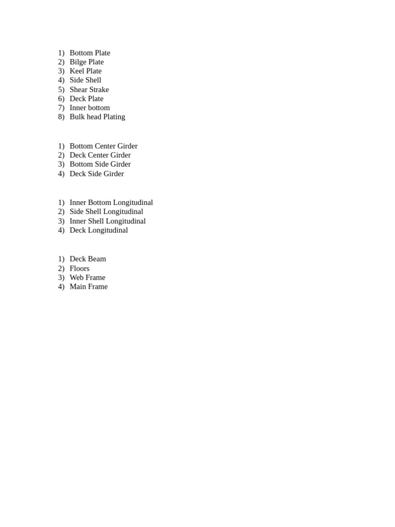Ship Hull Plating Thickness Guidelines | PDF | Deck (Ship) | Naval Warfare