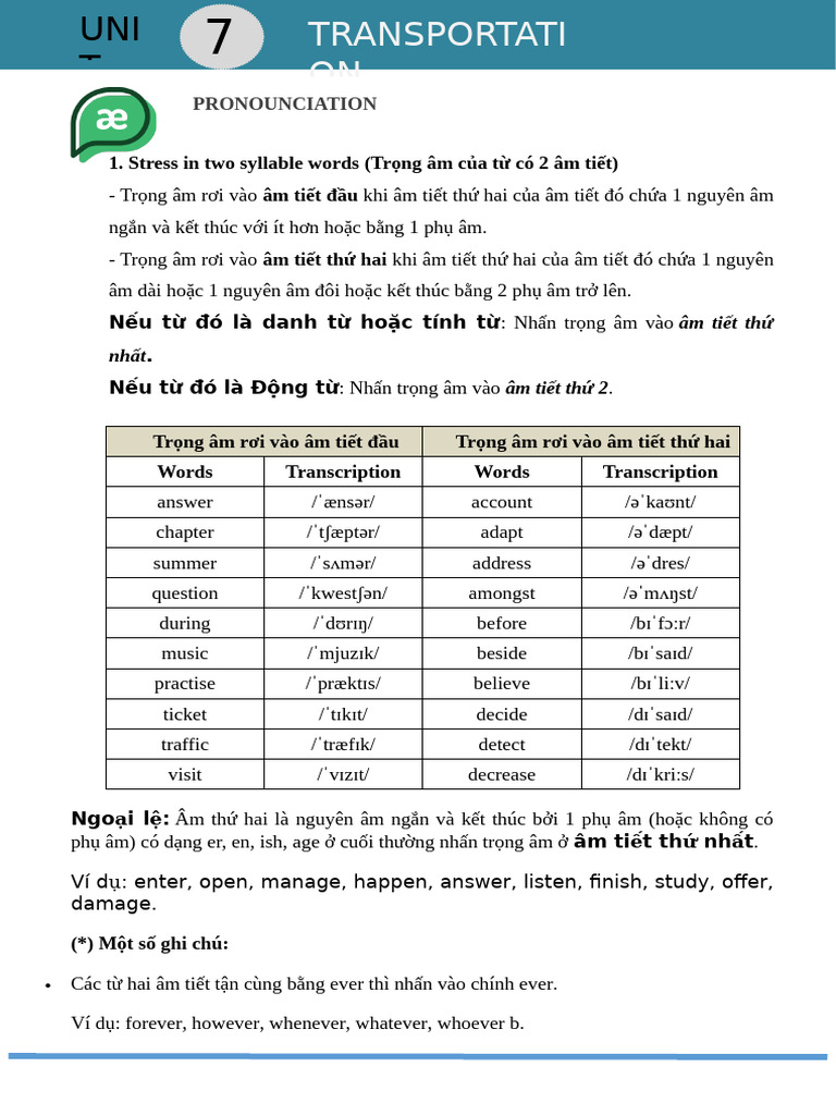 Ilsw7 - Bài B TR Unit 7 - Key | PDF