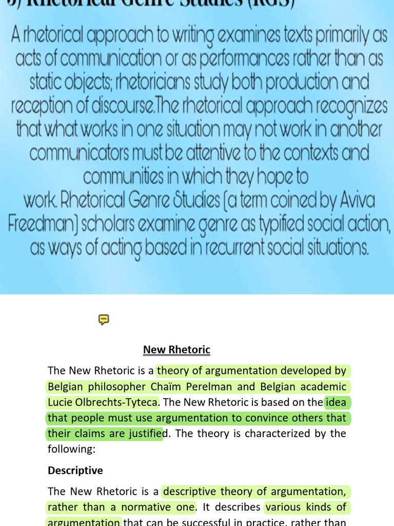New Rhetoric: Theory of Argumentation | PDF
