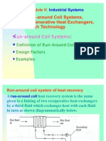 413 Topic v-3 (Run-Around Coil Systems, Regenerative Heat Ex Changers and Pinch Technology)