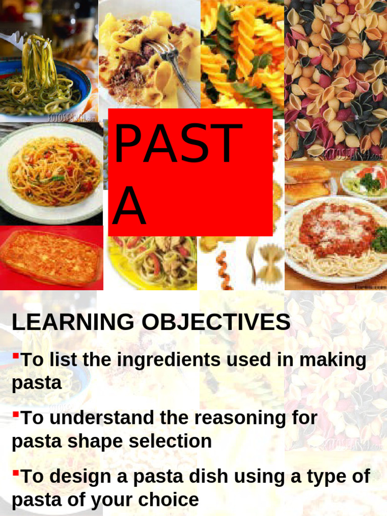 Pasta | PDF | Pasta | Cooking