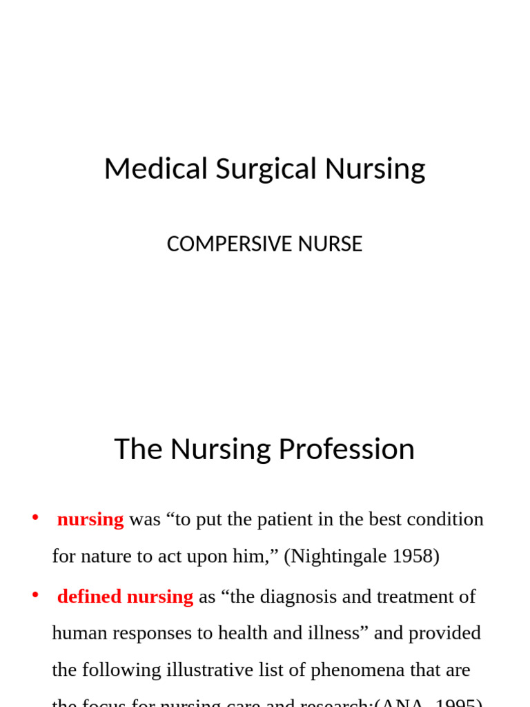Medical Surgical Nursing For CN | PDF | Medical Diagnosis | Stress ...