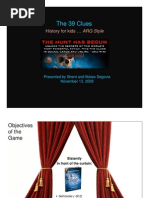 Download ARG Presentation The 39 Clues  by albrackin SN8167453 doc pdf