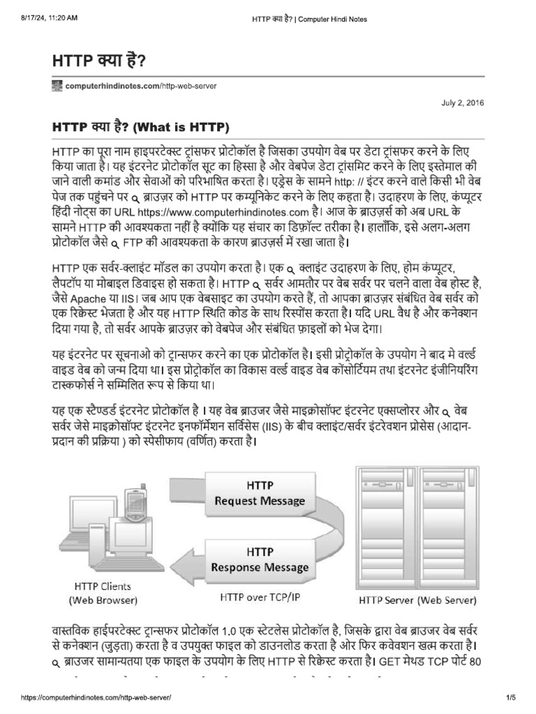 HTTP | PDF