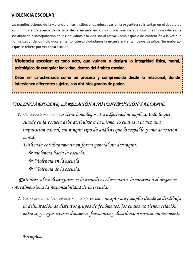 Protocolo de Violencia Escolar 2025 | PDF | Violencia | Psicología Social