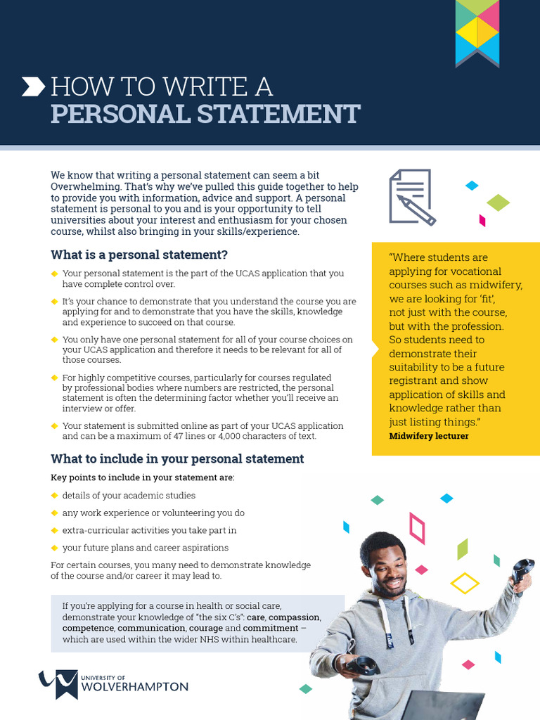EE458 Personal Statement 4pp | PDF | Critical Thinking | Cognition