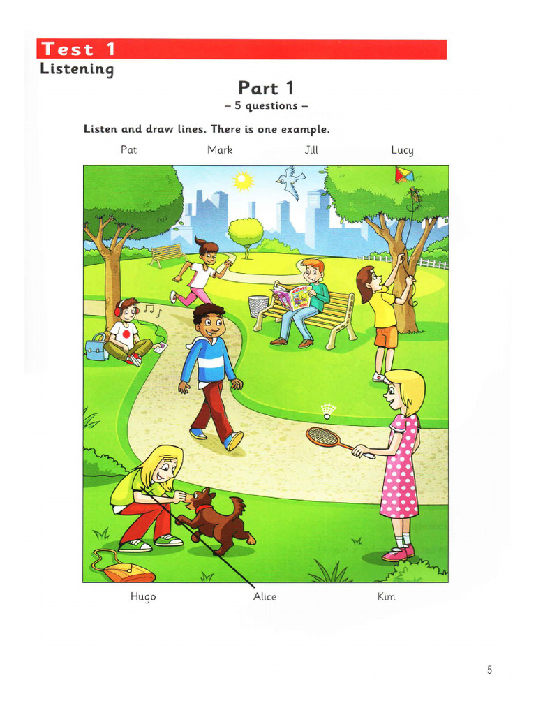 Start 2 - Test 1 - Listening and Reading | PDF