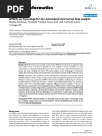 BMC Bioinformatics: AMDA: An R Package For The Automated Microarray Data Analysis