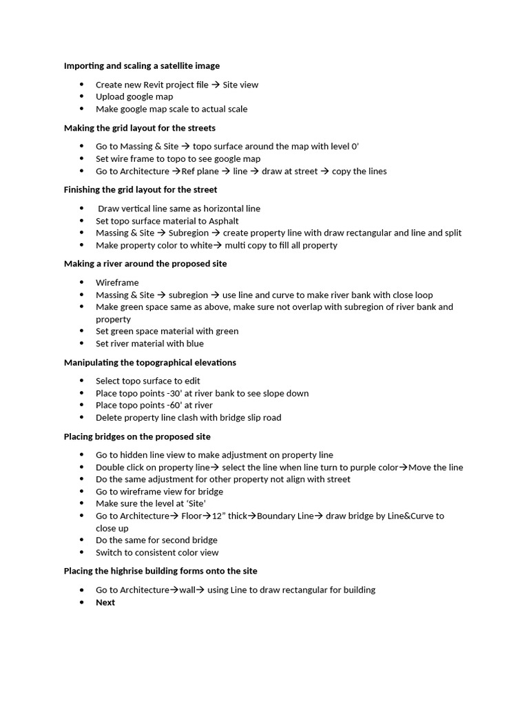 Site Analysis in Revit Workflow | PDF
