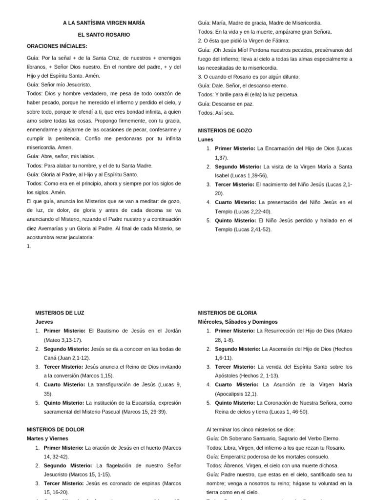 A La Santísima Virgen María | PDF | María, madre de Jesús | Cristo (título)